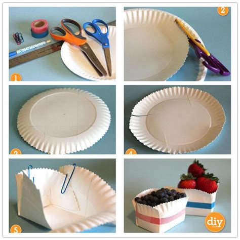 DIY How to Turn a Paper Plate into A Storage Box | Paper plates, Plates ...