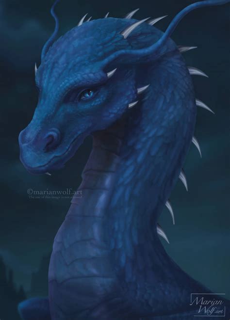 Saphira (Eragon) by marianwolfart on DeviantArt