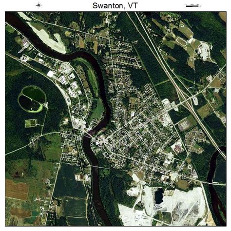 Aerial Photography Map of Swanton, VT Vermont