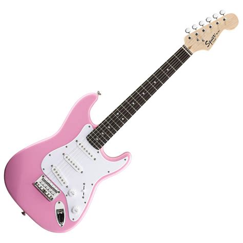 Squier by Fender Mini Stratocaster E-Gitarre, Pink | Gear4music