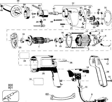 Dewalt D110-04_Type_1 1/2 Vsr Drill | Model Schematic Parts Diagram ...