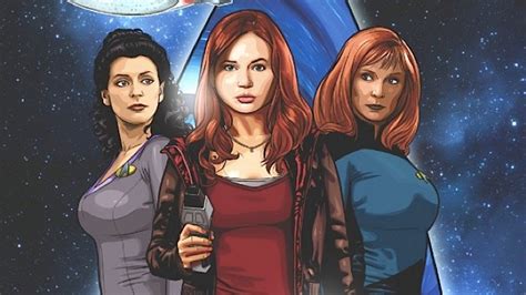 A first look at the Star Trek/Doctor Who crossover comic!