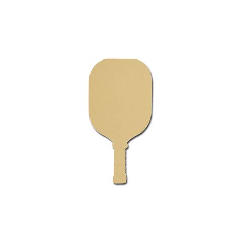 Pickleball Paddle Shape Unfinished Wood Cutout Variety of Sizes ...