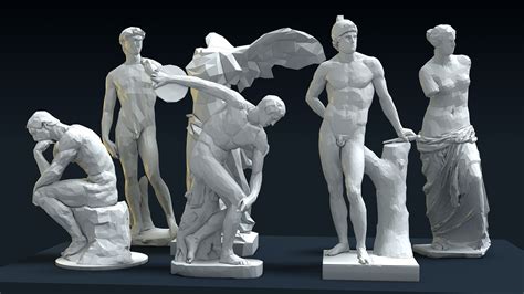 3D statue art - TurboSquid 1668114