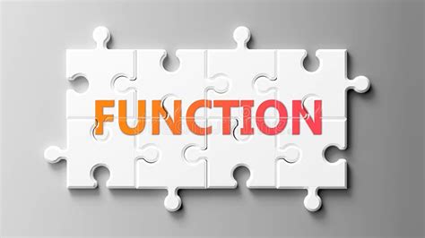 Function Complex Like a Puzzle - Pictured As Word Function on a Puzzle ...