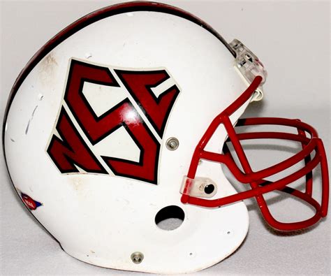 NC State Worlfpack Game-Used Football Helmet (Celebz Direct COA ...