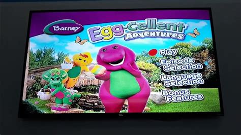 Barney Egg-cellent Adventures DVD Menu Walk-through - YouTube