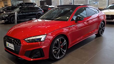 BEST SPEC? 2022 Tango red Audi A5 Sportback 2.0 TFSI 265PS quattro with Competition plus package ...