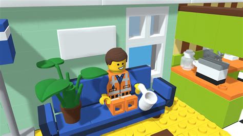 Lego Movie Emmet´s Apartment Interior - 3D model by coolers (@Coolers ...