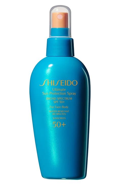 Shiseido Ultimate Sun Protection Spray Broad Spectrum SPF 50+ | Best Sunscreen For Reapplication ...