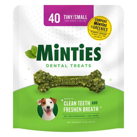 Virbac C.E.T. VeggieDent Dental Chews for Extra Small Dogs, 15 Chews - Walmart.com