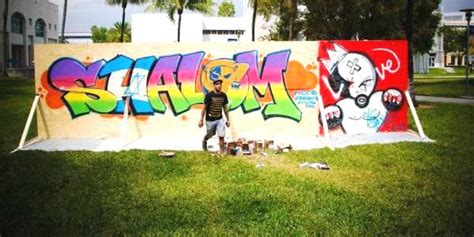 Artists bomb Israel (with graffiti)