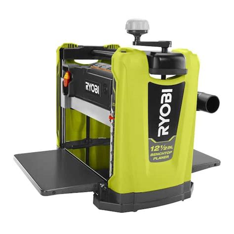 RYOBI 15 Amp 12-1/2 in. Corded Thickness Planer with Planer Knives, Knife Removal Tool, Hex Key ...