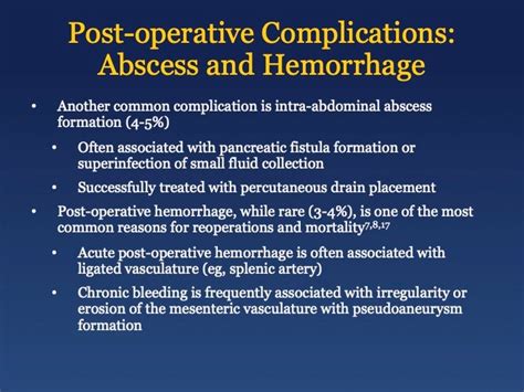 Primer on Distal Pancreatectomy- Indications, Surgical Approaches, Expected Post-operative ...