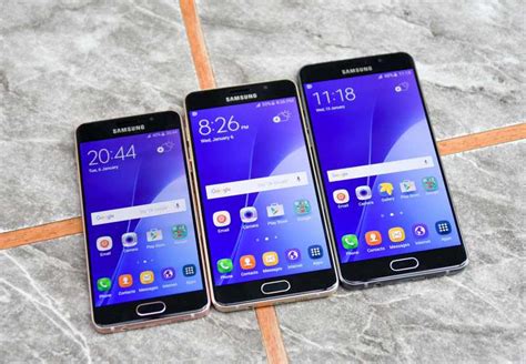 Samsung Galaxy A7 (2016) vs. Galaxy A5 (2016) vs. Galaxy A3 (2016 ...