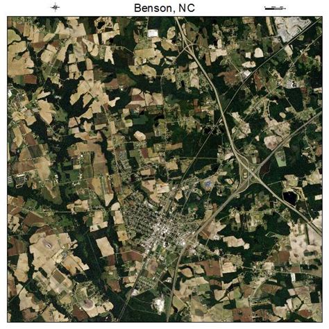 Aerial Photography Map of Benson, NC North Carolina