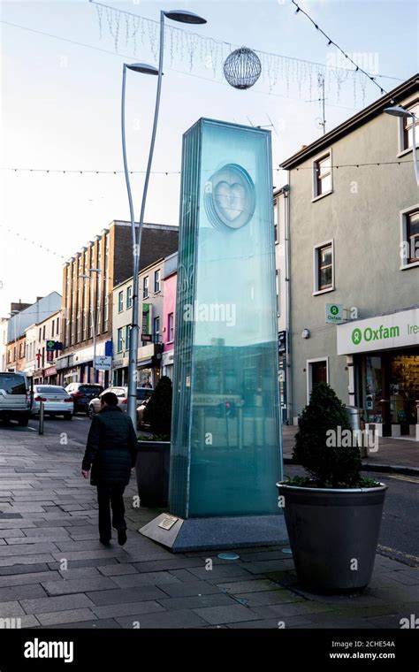 The Omagh bomb memorial in Omagh, where a new plaque which was added ...