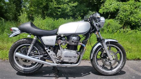 1979 Yamaha XS650 Cafe Racer silver custom lots of parts