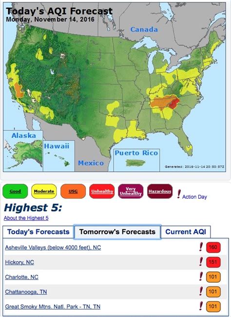 Wildfire smoke causes air quality to worsen in TN, SC, and NC ...