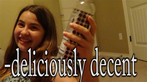Let's try: "deliciousy decent" mint chocolate flavored water - YouTube