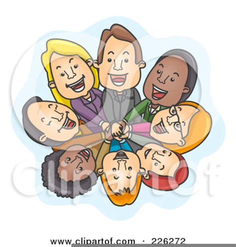 Football Team Huddle Clipart