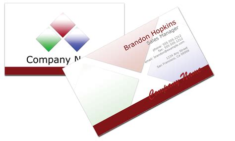 3 Square Free Business Card Template and Logo – Free Business Cards and Templates