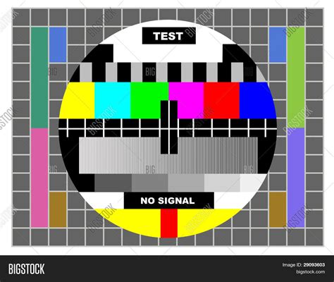 Tv Color Test Pattern Image & Photo (Free Trial) | Bigstock