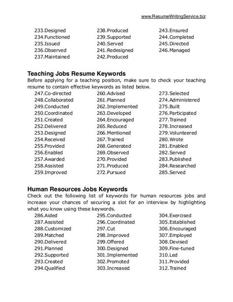 Cv resume key words - booksreports.web.fc2.com