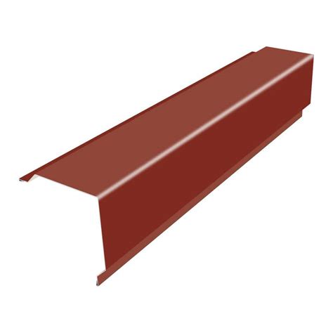 Gibraltar Building Products 10 ft. 29-Gauge Galvalume GR2 Gable Rake Flashing in Red 987624 ...