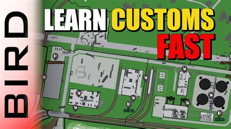 LEARN CUSTOMS FAST | Map Guide with Locations, Spawns & Exits | Escape from Tarkov - YouTube