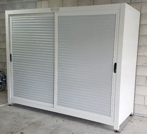 Carport stoarge locker cabinets - Safe storage outside 1300 065 008