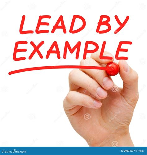 Lead By Example Royalty Free Stock Photography - Image: 29834537