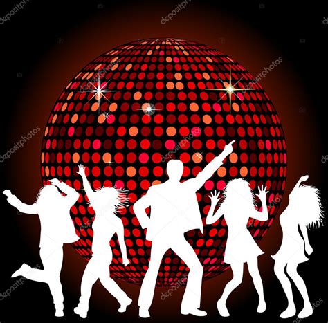 Disco Ball and dancing Stock Photo by ©michanolimit 2922016