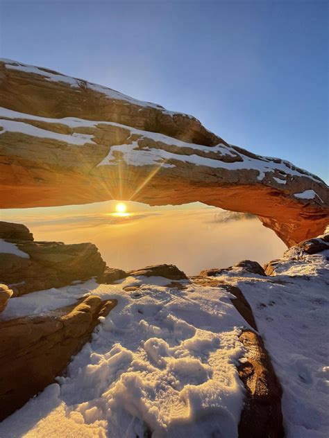 Amazingly Beautiful — A sunrise I’ll never forget. Canyon lands Utah...