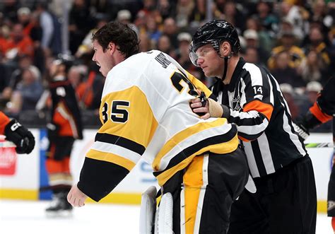 Tristan Jarry injured as the Penguins get revenge on Ducks | Pittsburgh ...