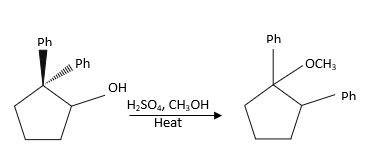 Provide the mechanism for the following reaction: H2SO4, CH3OH, Heat ...