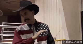 Borat High Five GIF - Borat High Five Cowboy - Discover & Share GIFs