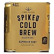 Cafe Agave Cold Brew Espresso Shot 4pk 187ml Can - Delivered In As Fast As 15 Minutes | Gopuff