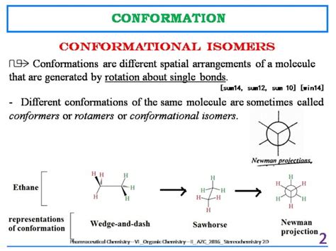 Conformational isomers