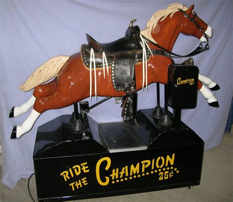 Kiddie ride, Champion Horse > Coin-Operated Horses & More > Carousel Workshop