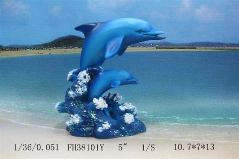 Resin Dolphin Figurine (FH38101Y) - China Resin Dolphin and Dolphin Figurine price