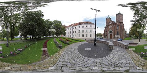 360° view of Płock - Bazylika katedralna Wniebowzięcia NMP - Alamy