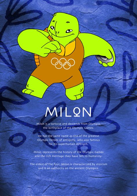 ATHENS 2004 OLYMPIC MASCOTS MILON by Dimkas on DeviantArt