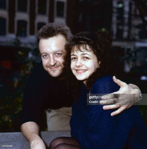 Portrait of British actors Paul Bown and Emma Wray as they pose in an ...