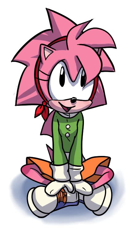 Amy Rose winter outfit fanart I drew : SonicTheHedgehog