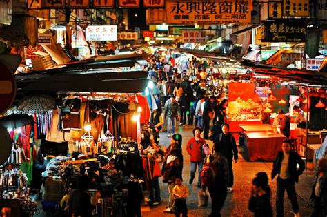 Hong Kong Night Market Free Stock Photo - Public Domain Pictures