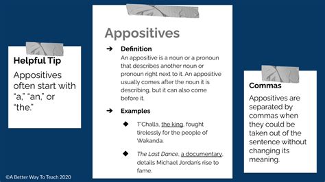 Appositive (Literary Device) | Examples in Literature & Functions ...