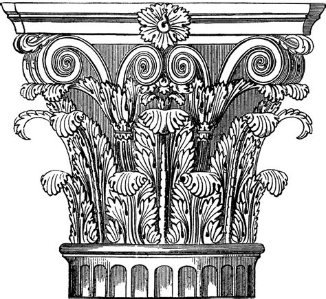 Corinthian Columns Drawing at GetDrawings | Free download