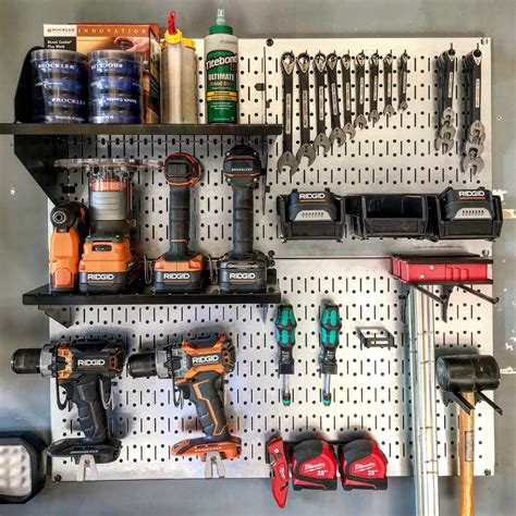 Want a clean and organized workshop? Gabriel figured out that Wall Control Pegboard is the trick ...