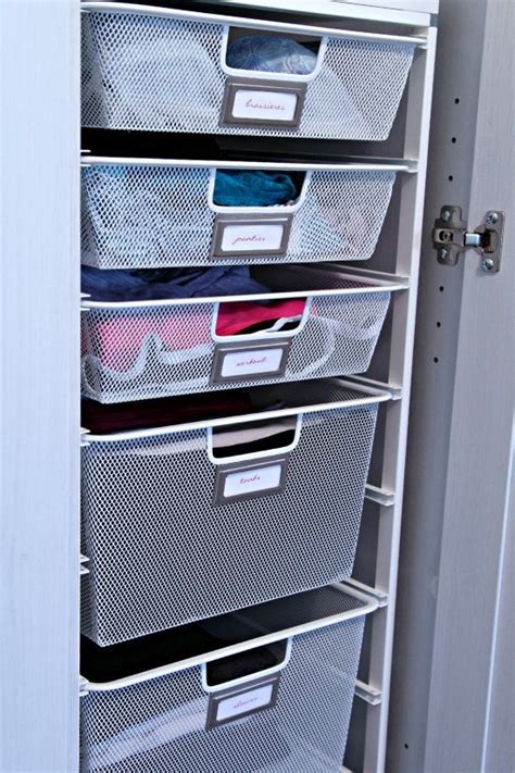 Closet Help: Top-shelf bins/drawers? : organization